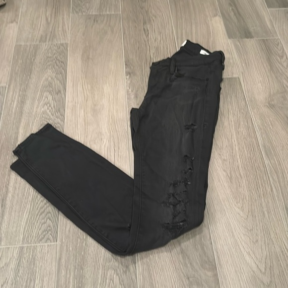 Frame Women’s Ripped Black Jeans Size 25 - Picture 1 of 5